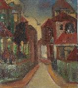 Georges Jansoone Street view Germany oil painting artist